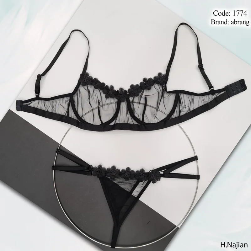 ست 2تمه شیشه ای فنردار فانتزی آبرنگ 1774 abrang