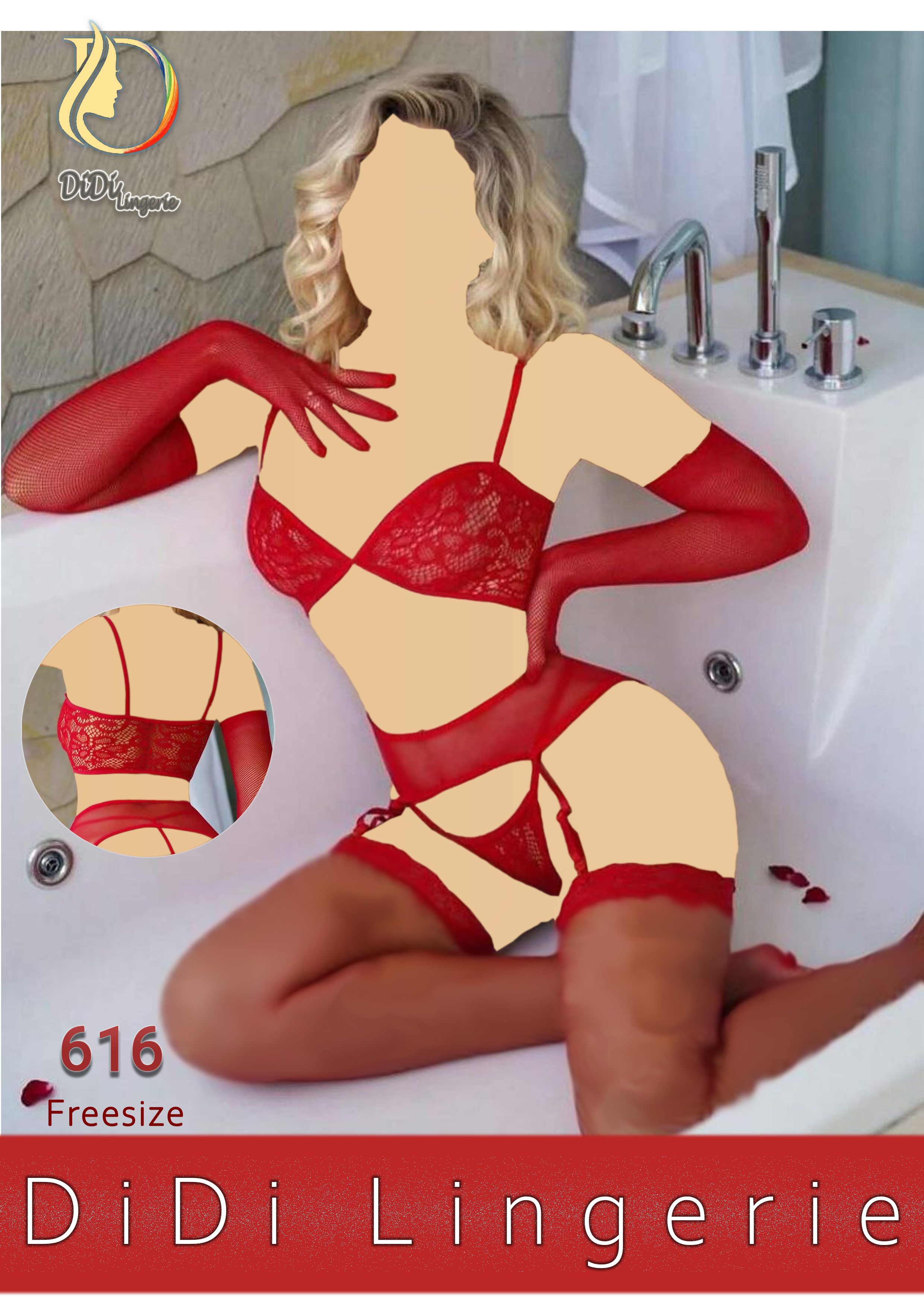ست 5تکه فانتزی زنانه دی دی 616 DiDi