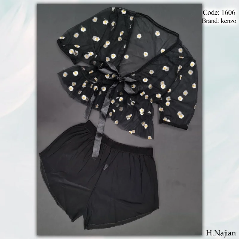 لباس خواب ست بابونه کنزو 1606 kenzo